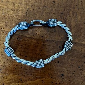 Brighton silver clasp bracelet